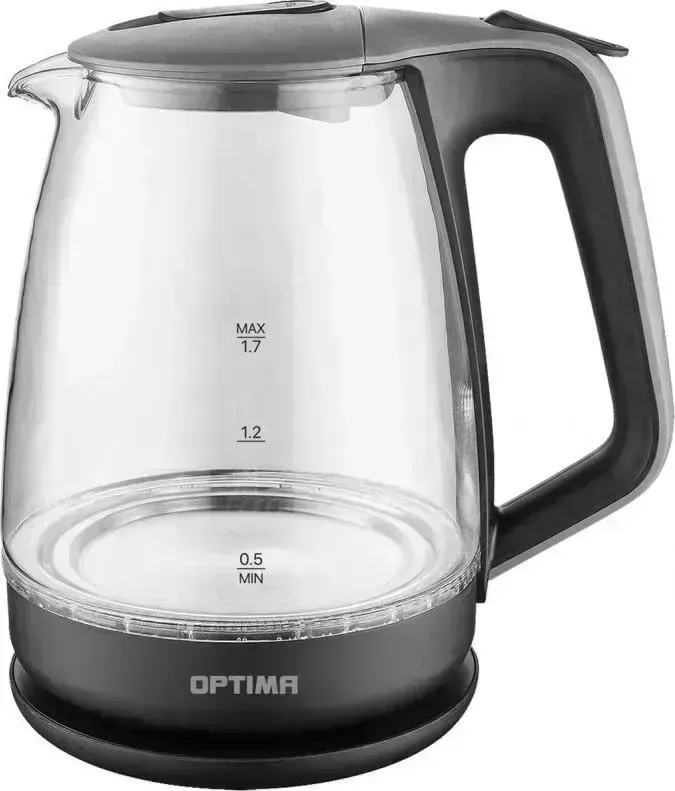 Чайник электрический OPTIMA EK-1718G серо-черный