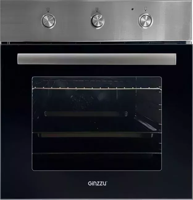 Духовой шкаф электрический GINZZU HOE-253 стальной