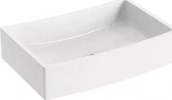 Раковина RAVAK FORMY 02 600 D белый со скрытым переливом XJM01260000