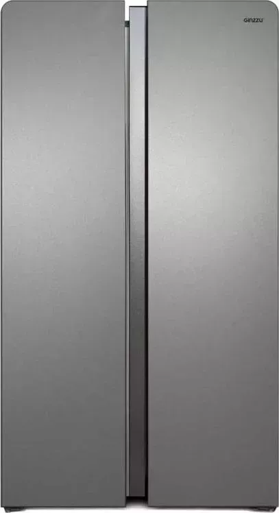 Холодильник GINZZU NFK-615 серебристый