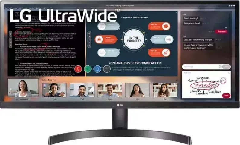 Монитор LG 34WL50S-B