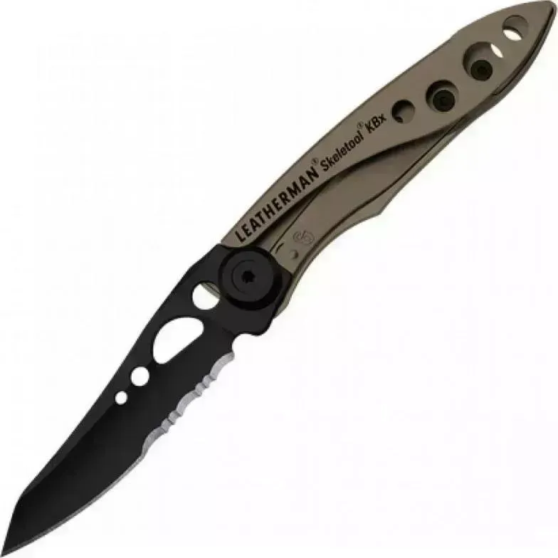 Нож  Leatherman Skeletool Kbx Coyote (832615) бежевый/черный