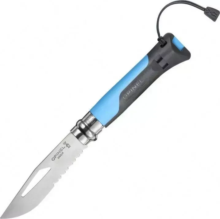 Нож  Opinel Outdoor Earth N08 8VRI (001576) голубой/серый