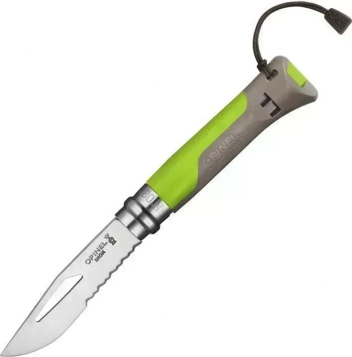 Нож  Opinel Outdoor Earth N08 8VRI (001715) салатовый/серый