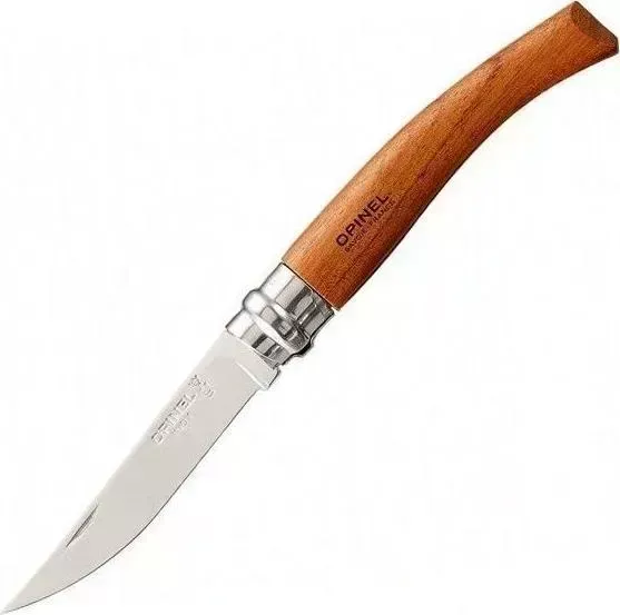 Нож  Opinel Slim Bubinga N08 8VRI (000015) коричневый
