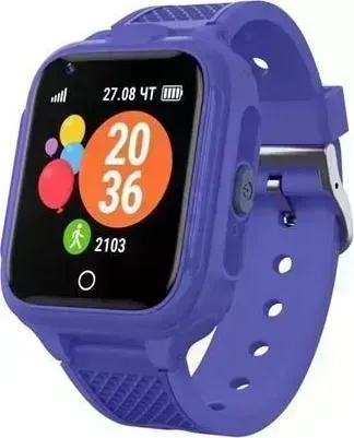 Умные часы    GEOZON 4G PLUS DARK BLUE (G-W14DBLU)