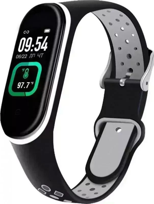 Фитнес-браслет    Smarterra FitMaster Ton черный/серый (smft-t01)