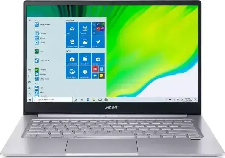Ноутбук ACER Swift 3 SF314-59-70RG Windows 10 серебристый (NX.A5UER.005)