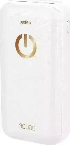 Внешний аккумулятор  Perfeo (PF-B4301) 30000mah белый