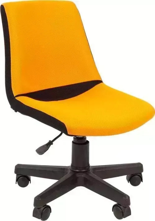 Кресло офисное CHAIRMAN Kids 115 TW 11/TW 16 черный/оранжевый