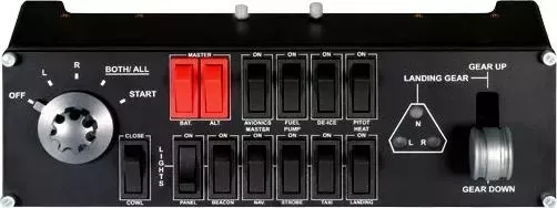 Геймпад LOGITECH G Saitek Pro Flight Switch Panel черный (945-000012)