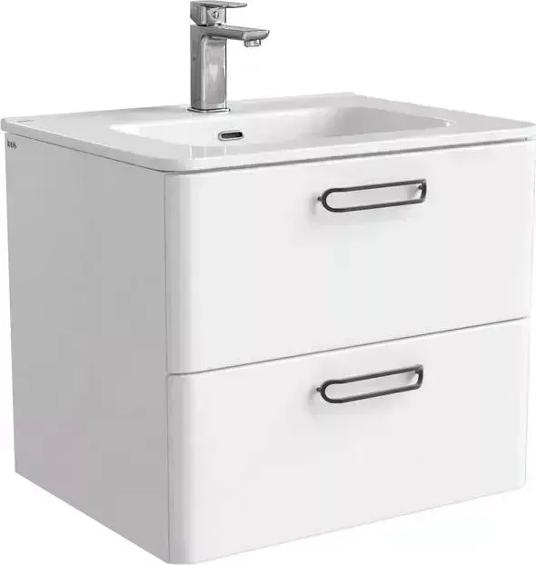 Тумба с раковиной IDDIS Brick 60 подвесная с , белая BRI60W0i95K
