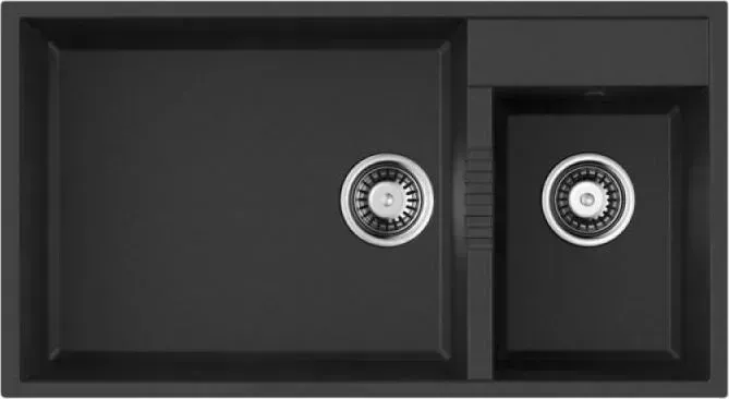 Мойка кухонная OMOIKIRI Tedori 85-2-U-BL черный NEW