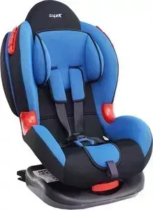 Автокресло SIGER Кокон ISOFIX синий, 1-7 лет, 9-25 кг, группа 1/2