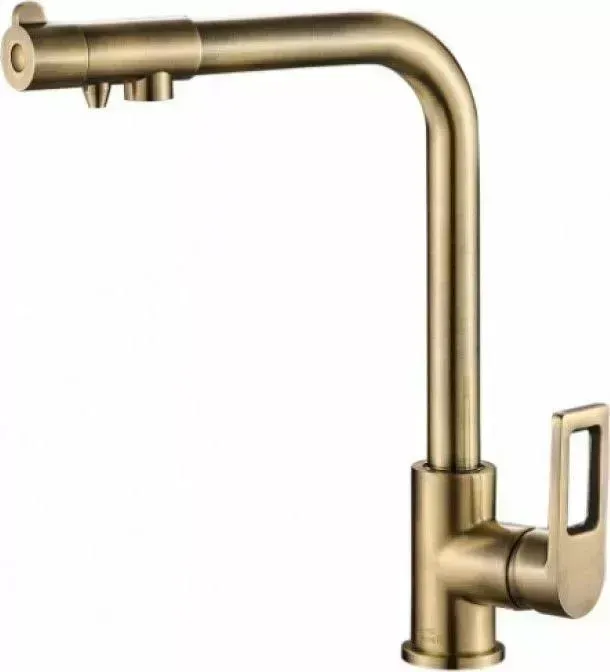 Смеситель для кухни ZorG Steel Hammer SH 572 BRONZE