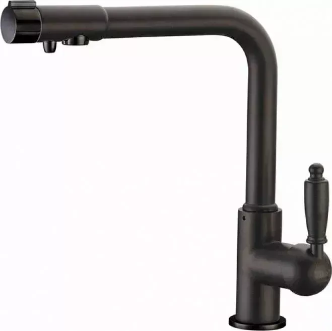 Смеситель для кухни ZorG ZR 320 YF-33 ЧЕРНЫЙМЕТАЛЛ