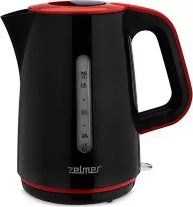 Чайник электрический ZELMER ZCK7620R BLACK/RED
