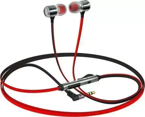 Наушники  Interstep BWhite Metal Red (24809)
