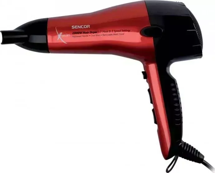 Фен Sencor SHD 6600 красный/черный