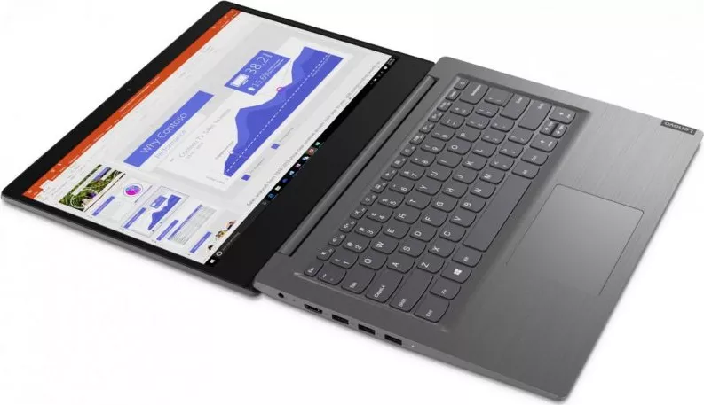 Фото №9 Ноутбук LENOVO V14 i3-1005G1 NoOS Серый (82C400XARU)