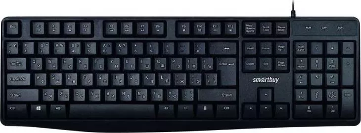Клавиатура  Smartbuy SBK-207US-K ONE USB черная