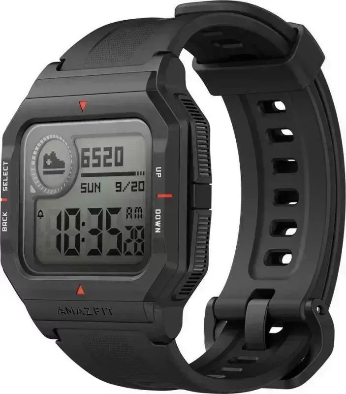 Умные часы NEO Amazfit 1.2 черный/черный
