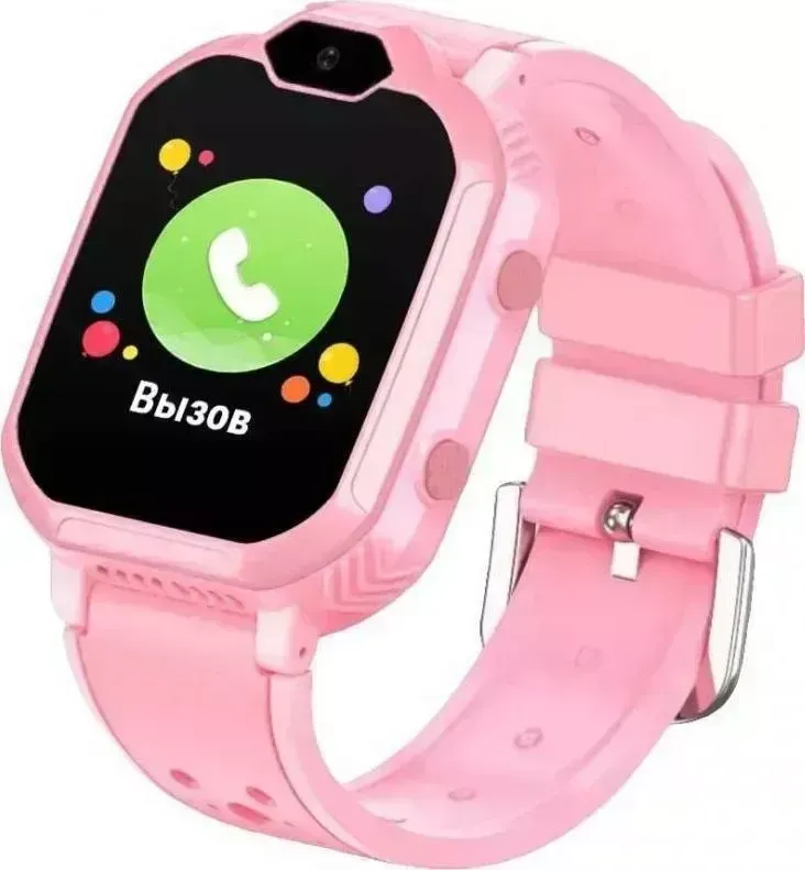 Умные часы    Geozon G-Kids 4G розовый/розовый (g-w13pnk)