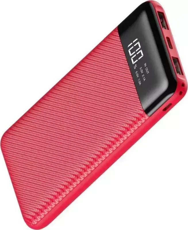 Внешний аккумулятор  InterStep PB10DPD красный (73622)