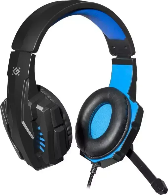Наушники DEFENDER WARHEAD G-390 BLACK/BLUE (64038)