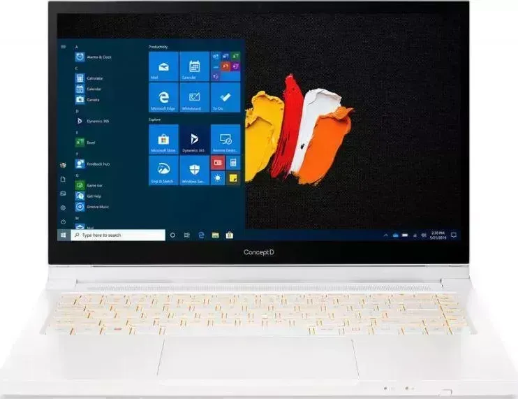 Ноутбук ACER ConceptD 3 Ezel CC314-72-56JF Win10 Pro белый (NX.C5GER.001)