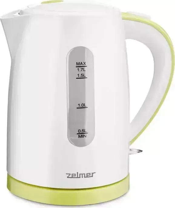 Чайник электрический ZELMER ZCK7616L WHITE/LIME