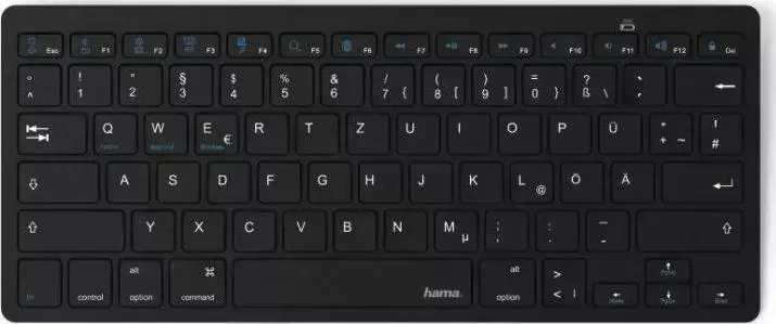 Клавиатура HAMA KEY4ALL slim черный (R1182582)