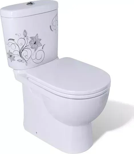 Унитаз LUXE Sanita- ART FLORA белый (ARTSLCC10040622)