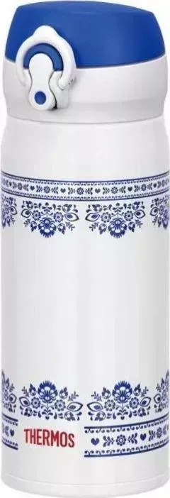 Термос THERMOS JNL-402 0.4л белый/синий (319562)