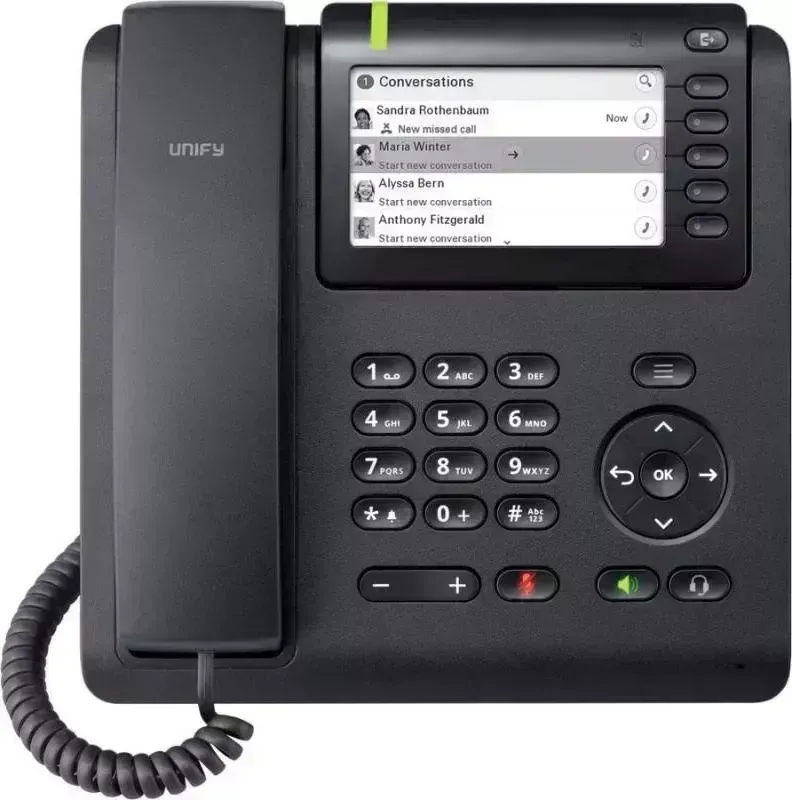 VoIP-телефон  Unify CP600E черный (L30250-F600-C433)