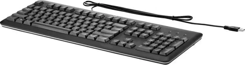 Клавиатура HP QY776AA черный USB (QY776AA)
