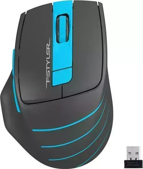Мышь компьютерная A4TECH Fstyler FG30S серый/синий