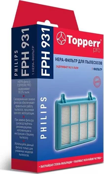 Фильтр для пылесоса TOPPERR 1172 FPH 931