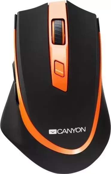 Мышь компьютерная CANYON CNS-CMSW13BO черно-оранжевый