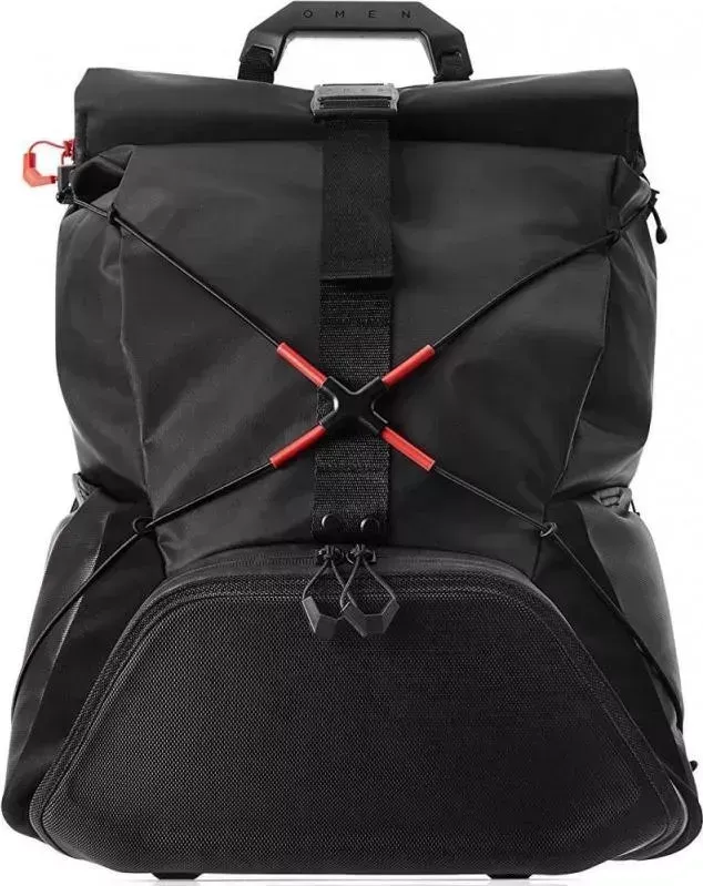 Сумка для ноутбука HP Omen X Transceptor Backpack 17.3 черный/красный (3KJ69AA)