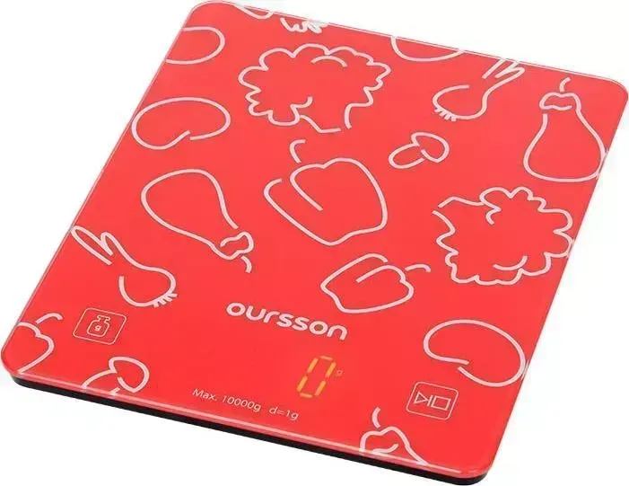 Весы кухонные Oursson KS1001GD/RD