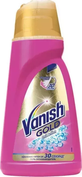 Средство для стирки ACTION Vanish (3023607) Gold Oxi Пятновыводитель-жидкость 1л бутылка