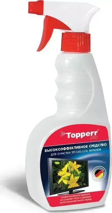 Средство для ухода за техникой TOPPERR 3001 экранами ЖК, LCD и плазмы 500мл Спрей и