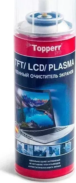 Средство для ухода за техникой TOPPERR 3040 -активная пена TFT/LCD/PLASMA 200мл