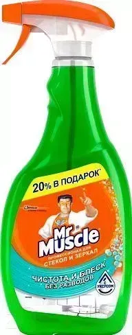 Чистящее средство Mr. Muscle (697461) для стекол и зеркал, уксус 750мл