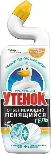 Чистящее средство Туалетный Утенок (689083) Пенящийся гель отбеливающий, цитрусовый