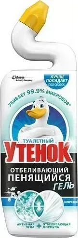 Чистящее средство Туалетный Утенок (689087) Пенящийся гель отбеливающий, морской