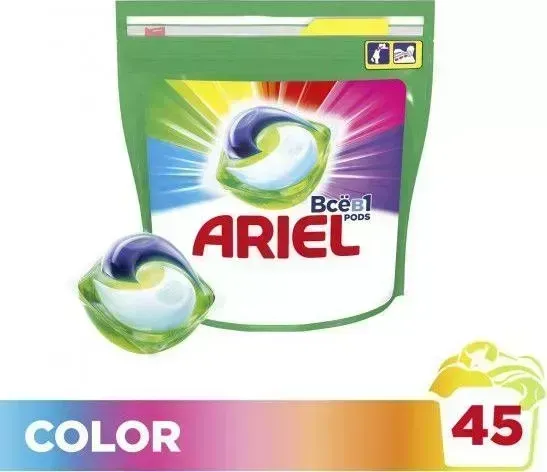 Средство для стирки Ariel Color Всё в 1 Капсулы для стирки 45шт (81719668)