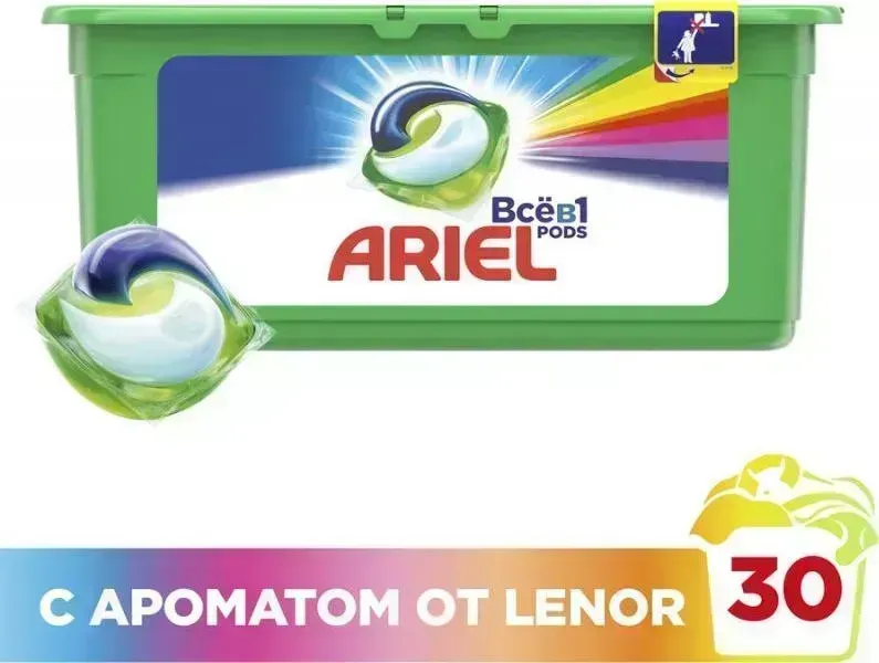 Средство для стирки Ariel Touch of Lenor Fresh 3в1 Капсулы для стирки 30шт (81719664)