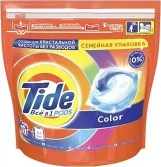 Средство для стирки TIDE Color Всё в 1 45шт (81721313) Капсулы для стирки